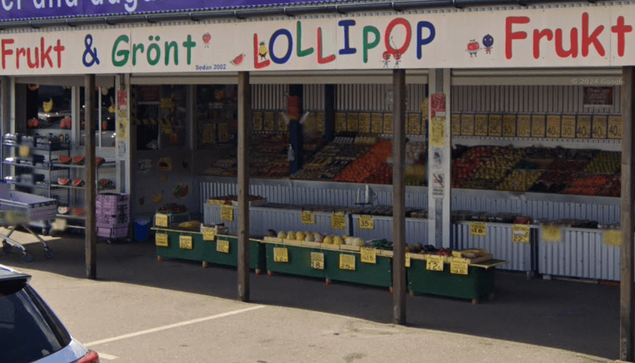 Lollipop Frukt & Grönt butiken i Malmö
